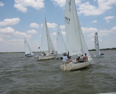 Wichita Falls Sailing Club, Big Boat Race at Lake Arrowhead, TX