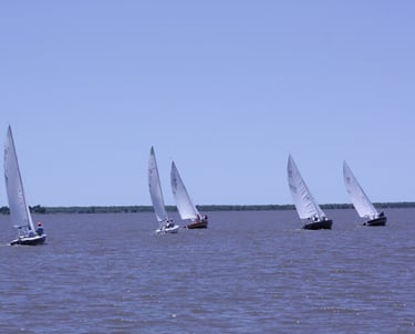 Flying Scot Fleet Racing at Lake Arrowhead, TX