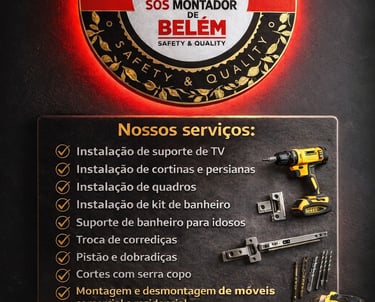 Montagem de móveis profissional 