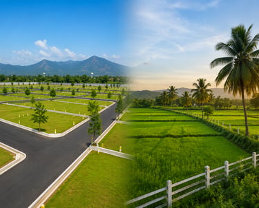DTCP approved layout and a farm land view in madurai