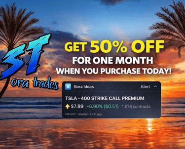 get 50% off one month when you join our options trading group