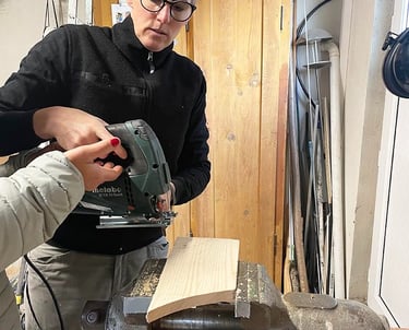 Workshops für Frauen, Stichsäge probieren