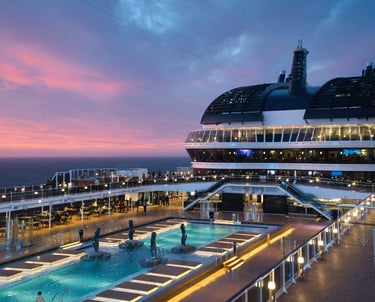 MSC Euribia off coast of Norway