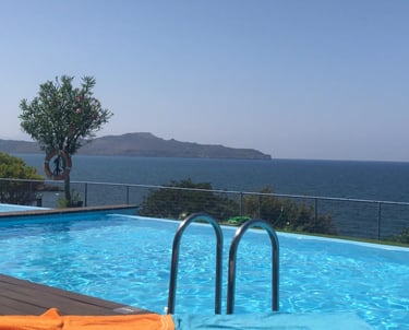 Pool in hotel in Crete
