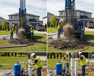 gręžiniai, gręžimas