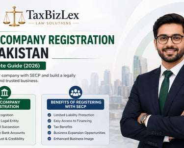 SECP Registration Pakistan | TaxbizLex