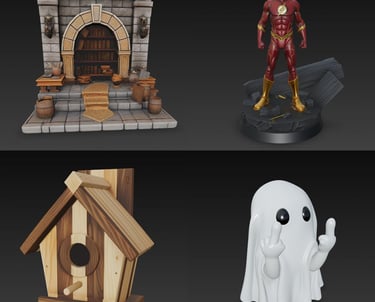 Coleccion y Catalogo de Modelos 3d Gratuitos listos para descargar e imprimir 