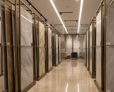 Luxury modular kitchen and premium bathroom ware display