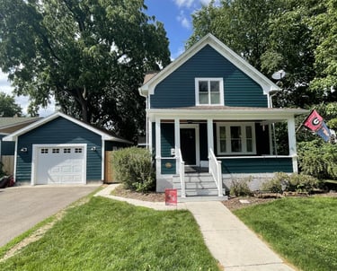 exterior painting project on minnesota home