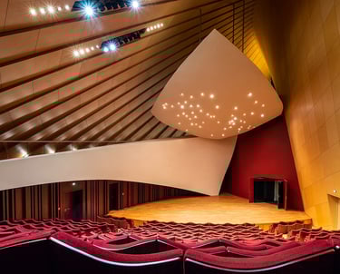 Philharmonie Luxembourg, Salle Musique de Chambre © Clewe2807 CC BY-SA 4.0