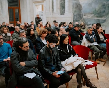 Audience at Palazzo Doria Pamphilj, Valmontone