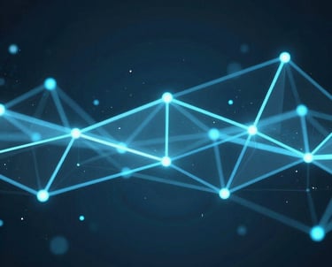 A dynamic team collaborating over laptops with global cityscapes visible through large windows.