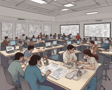 white and black abstract painting