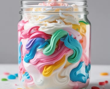 A warm close-up of Nel Makini thoughtfully mixing natural ingredients in a sunlit studio.