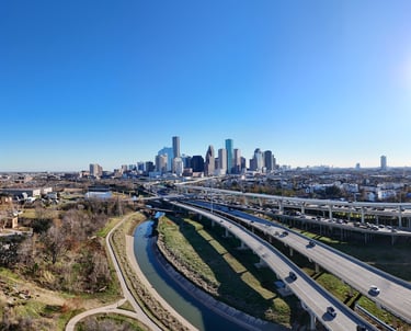 Detailed drone footage showcasing cityscapes