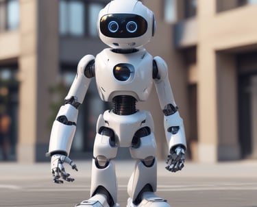 A team of professionals collaborating over high-tech devices in a modern office setting.