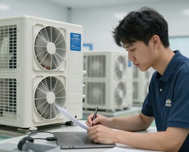 Instructor explaining HVAC concepts during a live online session.