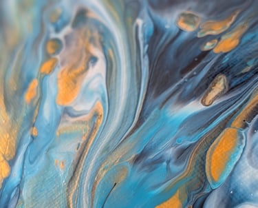 Fluid Art moderne Kunst Acrylgießen