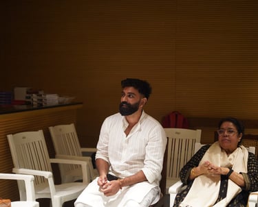 Tahir Hussain Poet Author Art for Two book Launch