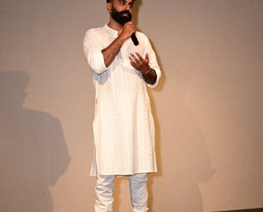 Tahir Hussain Poet Author Art for Two book Launch