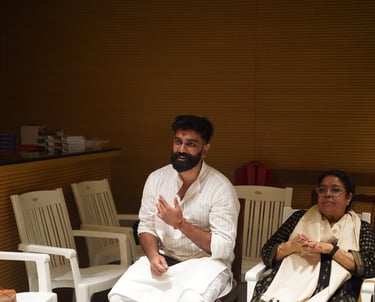 Tahir Hussain Poet Author Art for Two book Launch