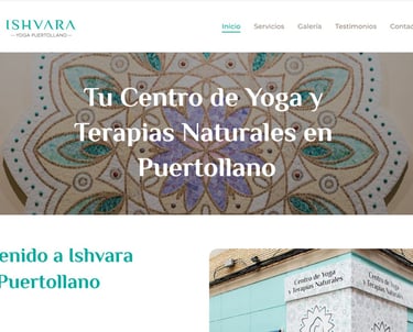 web centro de yoga Ishvara