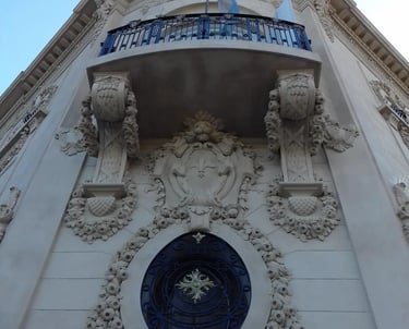 Fachada del Concejo Municipal de Rosario restaurada por Almapiedra