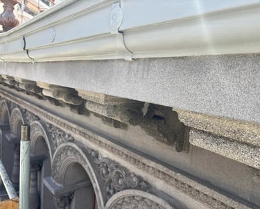 Proceso de restauración de la Casa Fracasi, Rosario, realizado por Almapiedra.