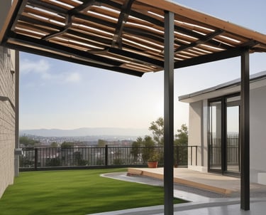 A beautiful terrace showcasing premium construction quality.