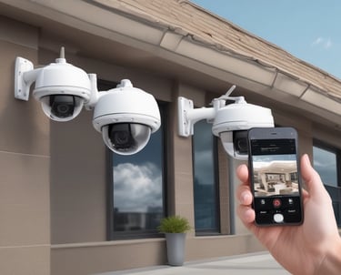 Team collaborating on cybersecurity strategies in a high-tech environment.