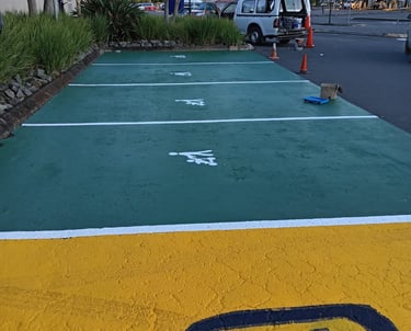 Road Marking Shopping mall