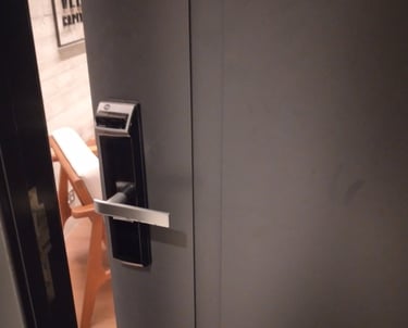 instalação de fechaduras