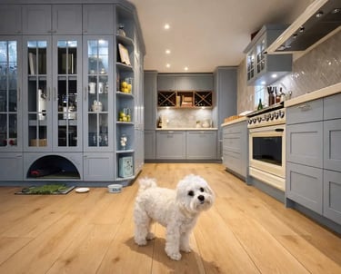 réalisation cuisine à cadre Cabourg Baïa Home
