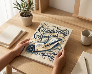 a person holding a book with a bookmark on it