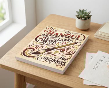 a book cover with a brush and a pencil