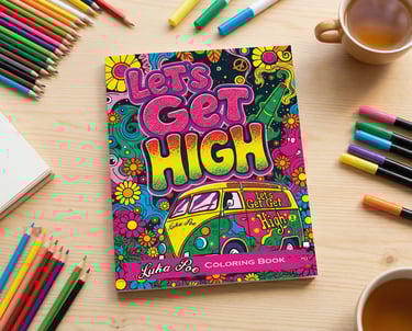 a book with a cup of coffee and a notebook