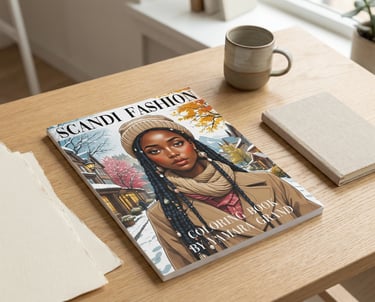 a book cover of a book with a coffee mug and a book