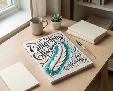 a book with a book and a cup of coffee