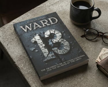 a book cover of a book with a cup of coffee and a book