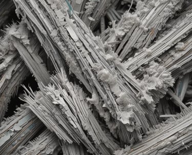 Protective team removing asbestos materials from a residential attic.