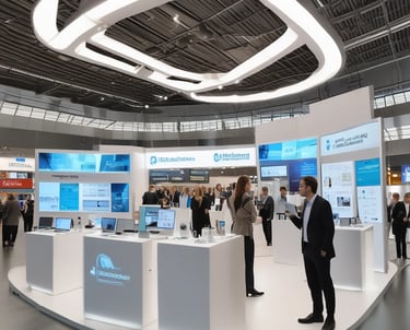 a man sitting on a couch in a lobby