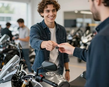 A vibrant group of people enjoying a community car ride together on a sunny day.