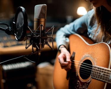 Gravação de áudio