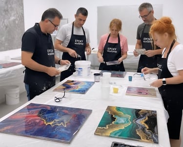 Tecnica taller profesional de epoxi resina