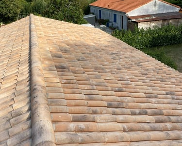 Toiture en tuile terminer