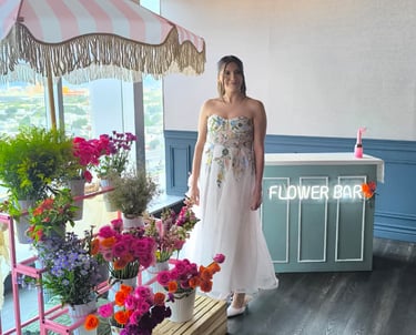 flower bar  monterrey diseño floral Amor de Flores