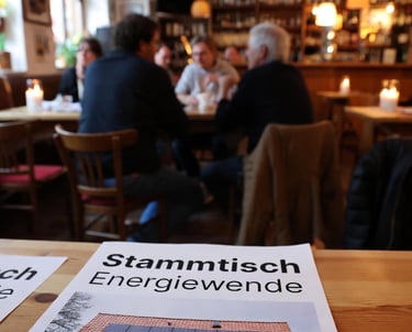 Stammtische bezahlbare Energiewende in Rheinmain