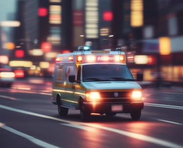 Close-up of firefighter’s helmet resting beside a life insurance policy.