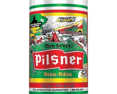 Canadian Old Style beer can