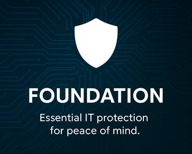 a shield with the words foundation for the foundation